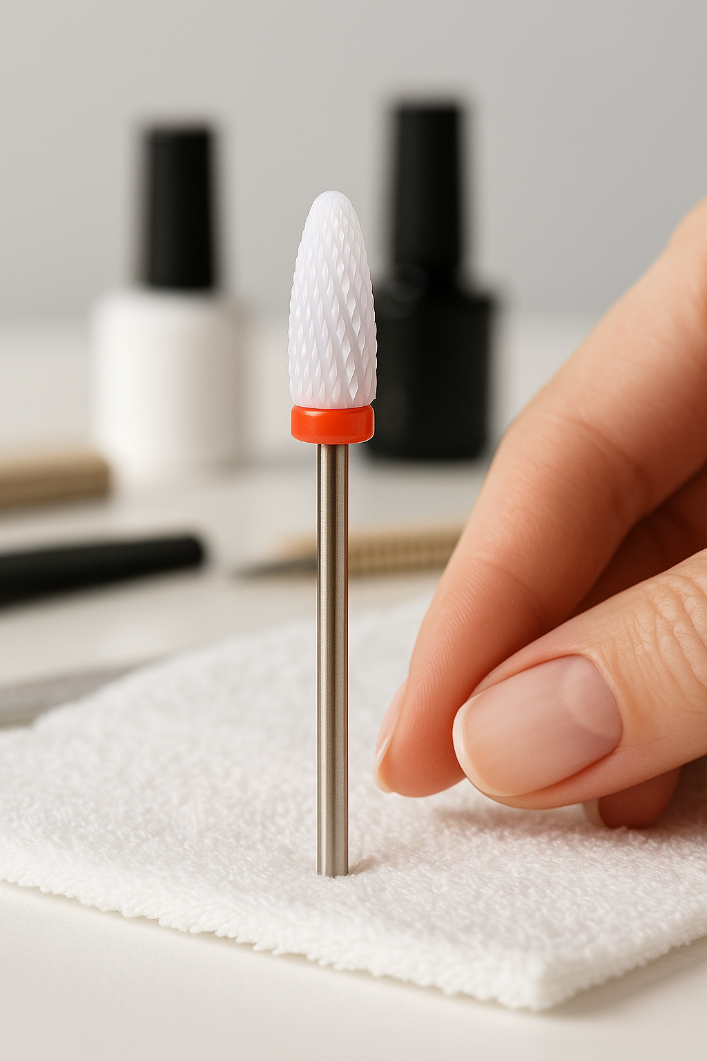 Professional 2.35mm Ceramic Nail Drill Bit – High Precision for Manicure