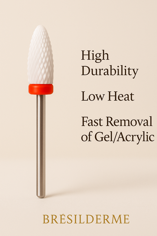 Professional 2.35mm Ceramic Nail Drill Bit – High Precision for Manicure